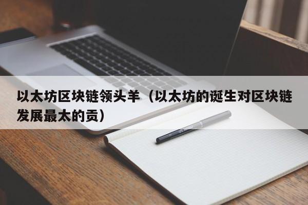 以太坊区块链领头羊(以太坊的诞生对区块链发展最太的贡)